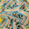 Sanwa Rainbow Sour Belt Candy, 40 × 8g