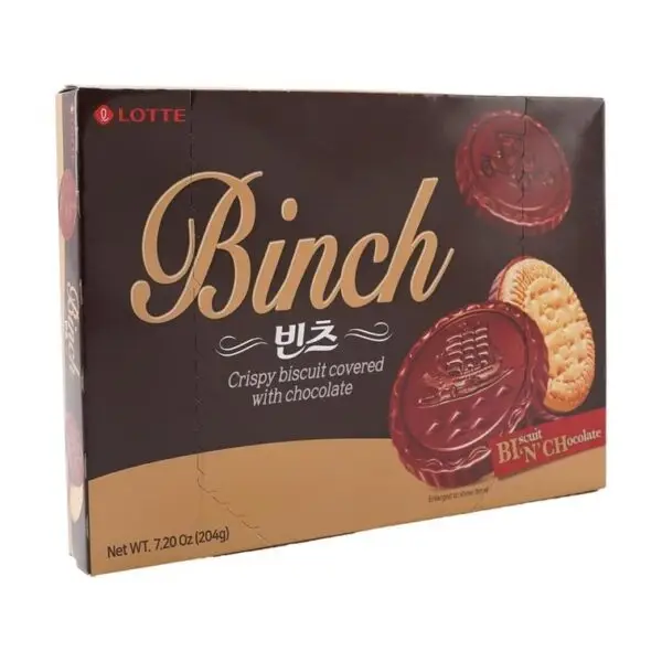 Binch Dark Chocolate Biscuits, 204g