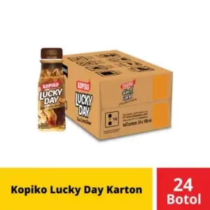 Kopiko Lucky Day Ready-to-Drink Coffee, 24 × 180ml