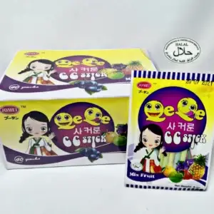 Jomei CC Stick Assorted Fruit Powder Candy, 40 Packs
