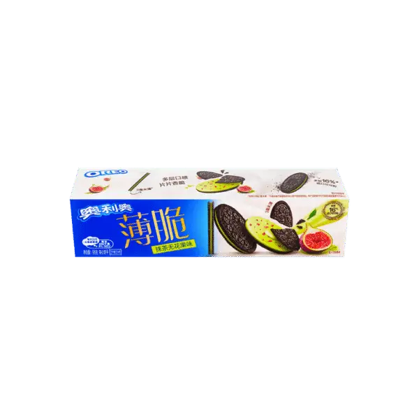 Crispy Sandwich Biscuits – Matcha & Fig, 95g