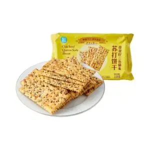 Chia Seed & Tri-Color Quinoa Soda Biscuits, 228g