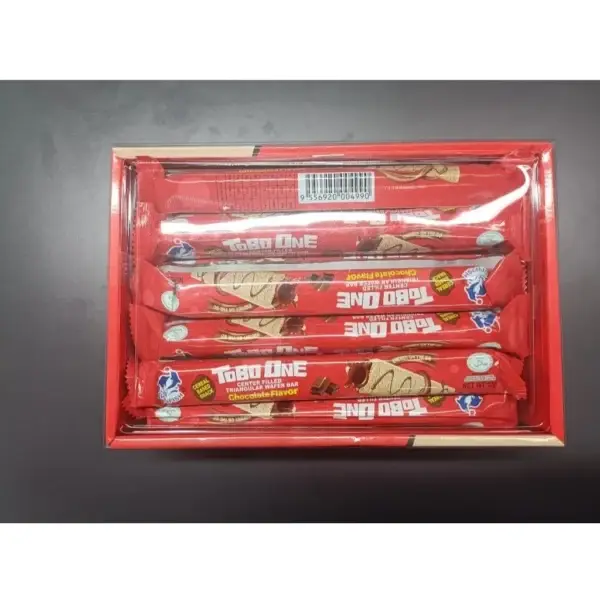 Tobo One Triangular Wafer Bars with Filling, 30 × 12g